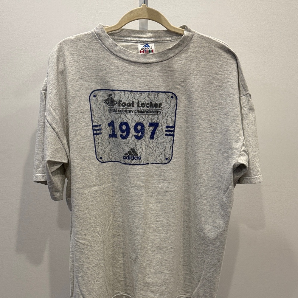 Adidas 1997 Vintage Heather Men Size XL T-shirt Cross Country Championships